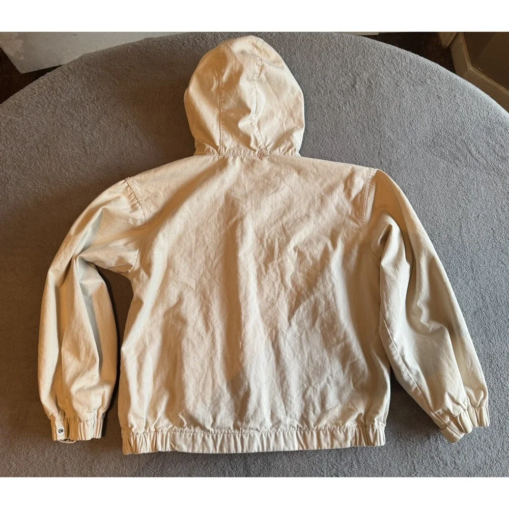 The Children's Place Coat Hooded Boys Large 10/12 Off‎ White